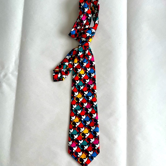 Mickey Mouse colorful Tie from Mickey & Company. - Picture 1 of 3
